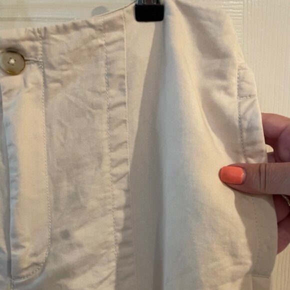 LOFT wide leg linen pants; very good condition, size 14 curvy - Picture 2 of 4